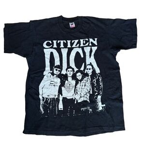 Rare Original Vintage Black Citizen Dick T-Shirt